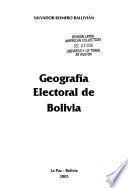 Geografía electoral de Bolivia