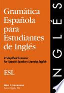 Gramática española para estudiantes de inglés