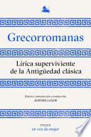 Grecorromanas. Lírica superviviente