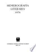 Hemerografía literaria