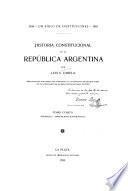 Historia constitucional de la República Argentina: Apendices: Documentos justificativos