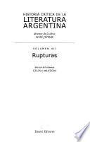 Historia crítica de la literatura argentina