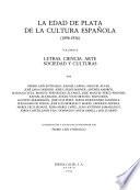 Historia de España: La edad de la plata de la cultura espanola (1898-1936). v. 1. Identidad, pensamientoo y vida hispanidad