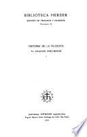 Historia de la filosofía: Antigüedad, edad media, renacimiento