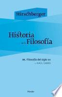 Historia de la filosofía III