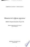 Historia de la iglesia argentina