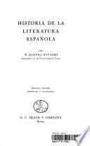 Historia de la Literatura Espanola