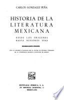 Historia de la literatura mexicana