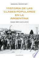 Historia de las clases populares en la Argentina