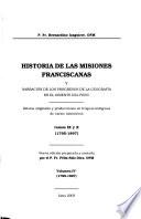 Historia de las misiones franciscanas y narración de los progresos de la geografía en el oriente del Perú: Tomos IX y X: 1785-1897