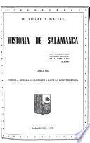 Historia de Salamanca ...