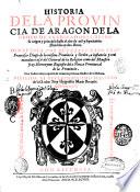 Historia dela provincia de Aragon de la Orden de Predicadores