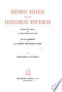 Historia general de las literaturas hispánicas: Pre-renacimiento y renacimiento