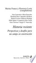 Historia reciente