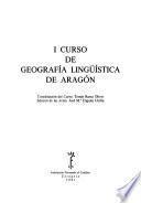 I Curso de Geografía Lingüística de Aragón