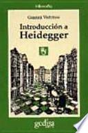 Introducción a Heidegger