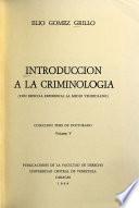 Introducción a la criminología
