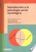 Introducción a la psicología social sociológica