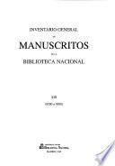 Inventario general de manuscritos de la Biblioteca Nacional