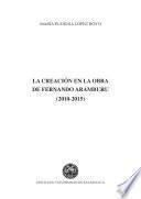 La creación en la obra de Fernando Aramburu (2010-2015)