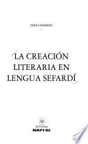 La creación literaria en lengua sefardí