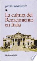 La cultura del Renacimiento en Italia