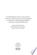 La disponibilidad léxica en situación de contacto de lenguas en las zonas limítrofes de Andalucía y Extremadura (España) y Algarve y Alentejo (Portugal)