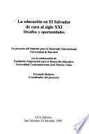 La educación en El Salvador de cara al siglo XXI