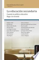 La educación secundaria