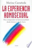 La experiencia homosexual