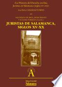 La Historia del Derecno on-line. Juristas en Salamanca (siglos XV-XX)