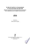 La idea de América en el pensamiento ius internacionalista del siglo XXI