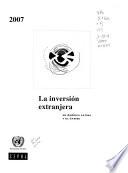 La inversión extranjera en América Latina y el Caribe