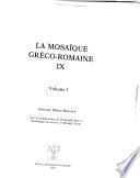 La mosaïque gréco-romaine IX