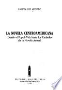 La novela centroamericana