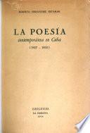 La poesía contemporánea en Cuba (1927-1953)