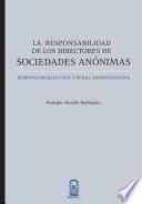 La responsabilidad de los directores de sociedades anónimas