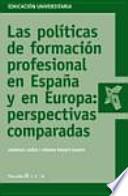 Las políticas de formación profesional en España y en Europa
