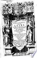 Libro primero [-segundo] de las leyes, y pragmaticas reales del reyno de Sardena compuestas, glosadas, y comentadas por d. Francisco De Vico ..