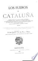 Los fueros de Cataluña