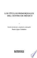 Los títulos primordiales del centro de México