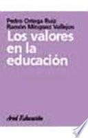 Los valores en la educación