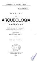 Manual de arqueologia americana