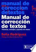 Manual de corrección de textos