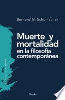 Muerte y mortalidad en la filosofía contemporánea