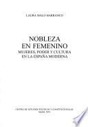 Nobleza en femenino