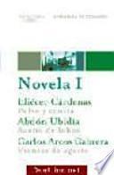 Novela: Eliécer Cárdenas [Polvo y ceniza], Abdón Ubidia [Sueño de lobos], Carlos Arcos [Vientos de agosto