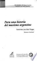 Para una historia del maoísmo argentino
