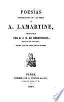 Poesías entresacadas de las obras de A. Lamartine