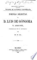 Poesías selectas de D. Luis de Góngora y Argote